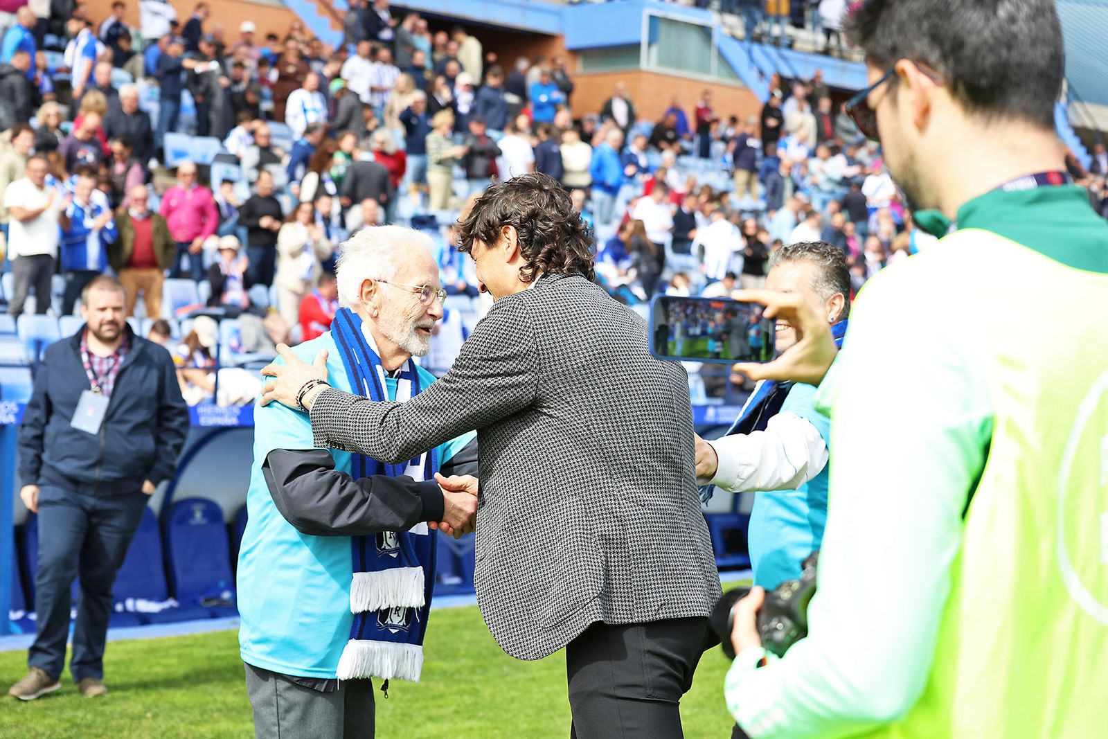 Ambiente en las gradas del Recreativo de Huelva vs AD Ceuta FC
