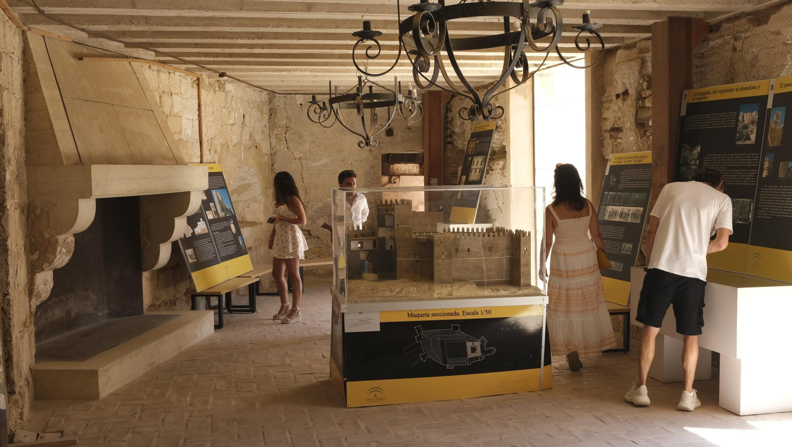 Las obras del Castillo de Vélez Blanco en imágenes