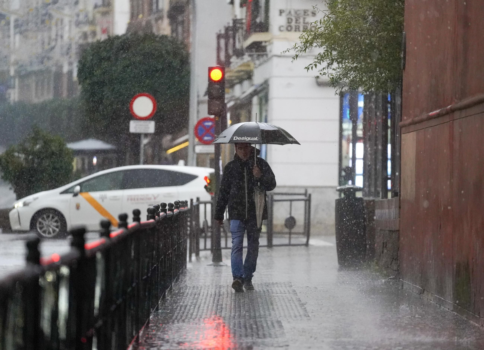 Viernes de lluvia intensa en Sevilla