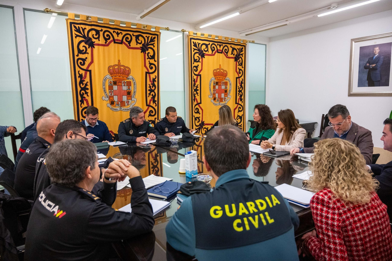 Reunión de l aJunta Local Seguridad para coordinar la cabalgata y la romería de Torregarcía.