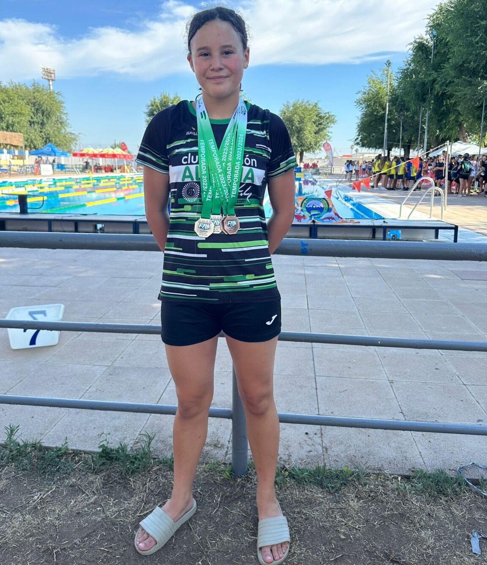 Sofía Iglesias, la nadadora más destacada en estos campeonatos.