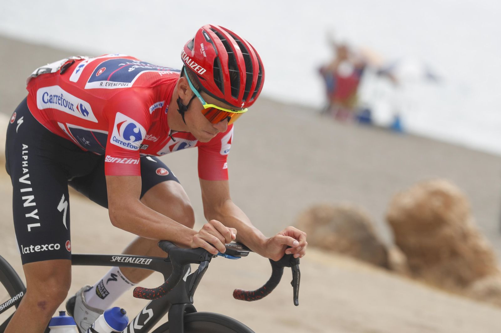 Las fotos de la etapa de la Vuelta que acabó en Sierra Bermeja