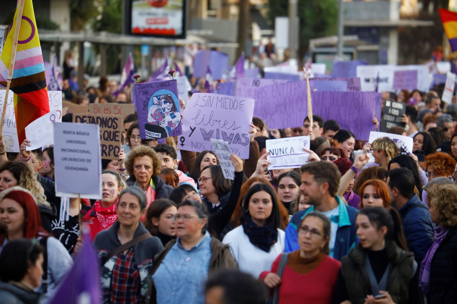 La manifestación del 8M en Córdoba, en imagenes