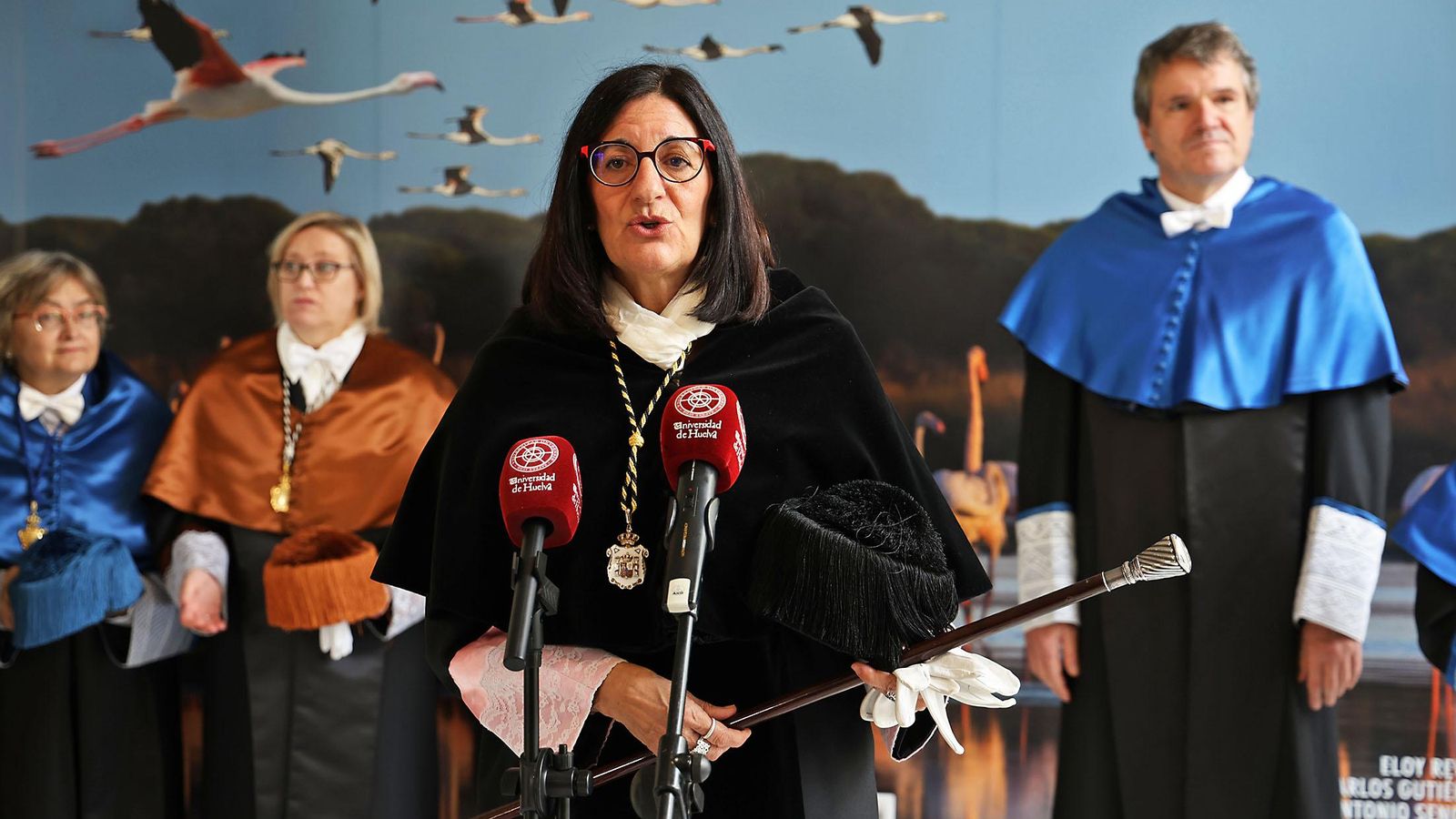 María Antonia Peña, rectora de la UHU.