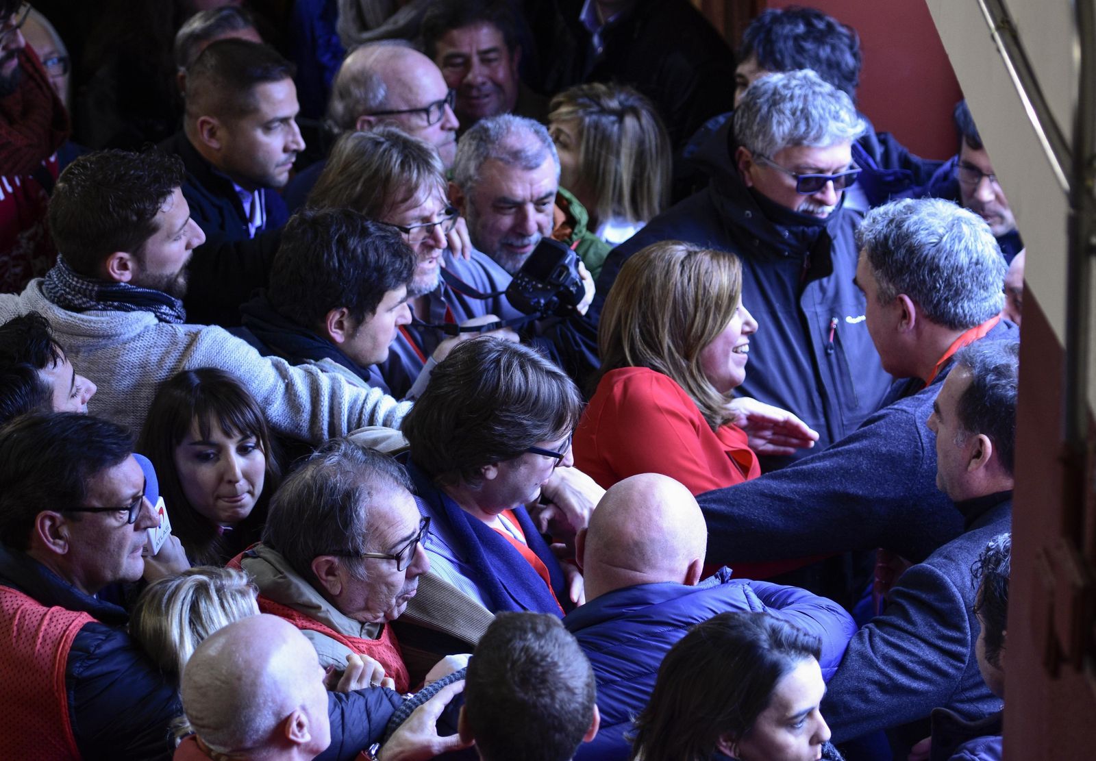 El acto de Susana Díaz con los alcaldes socialistas en Madrid