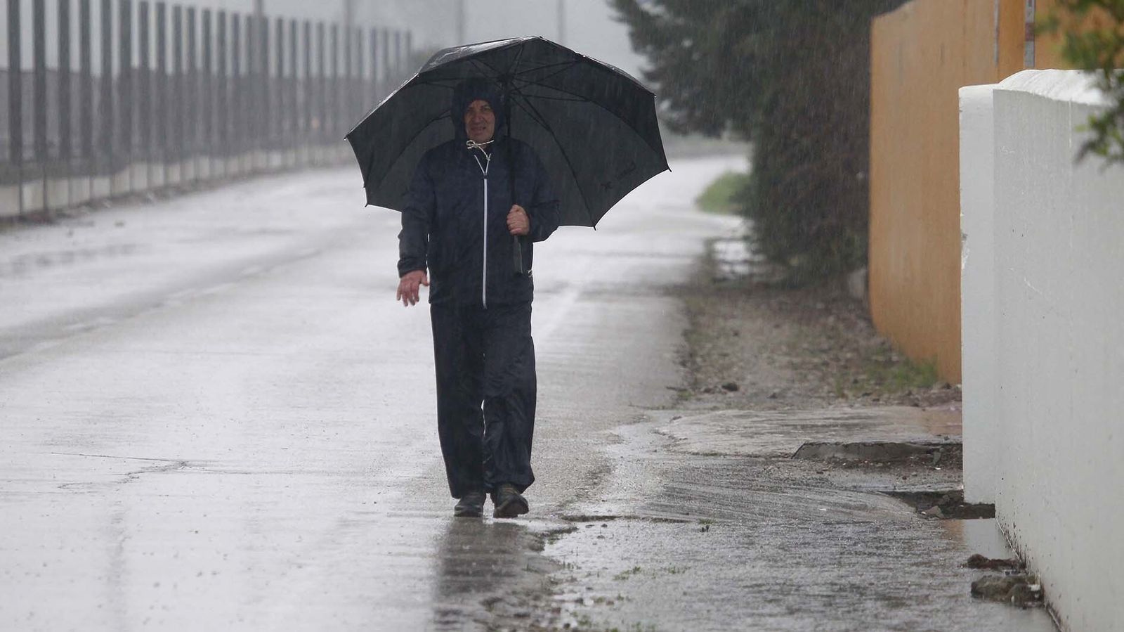 Las fotos del temporal de lluvia en el Campo de Gibraltar