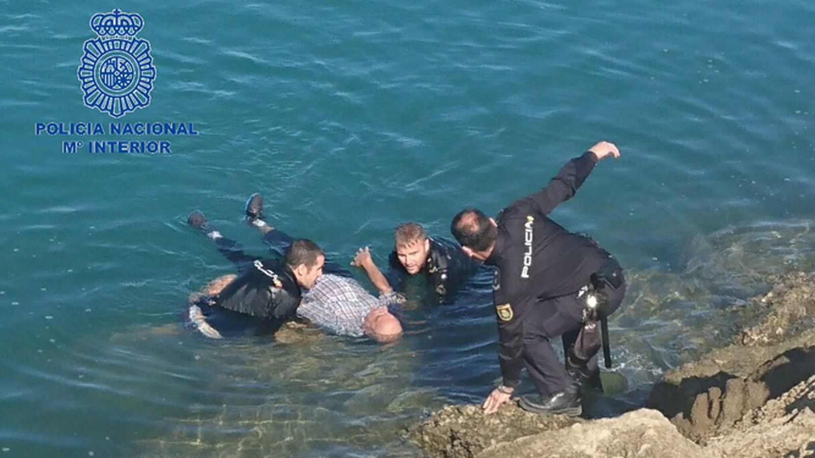 Una imagen del rescate.