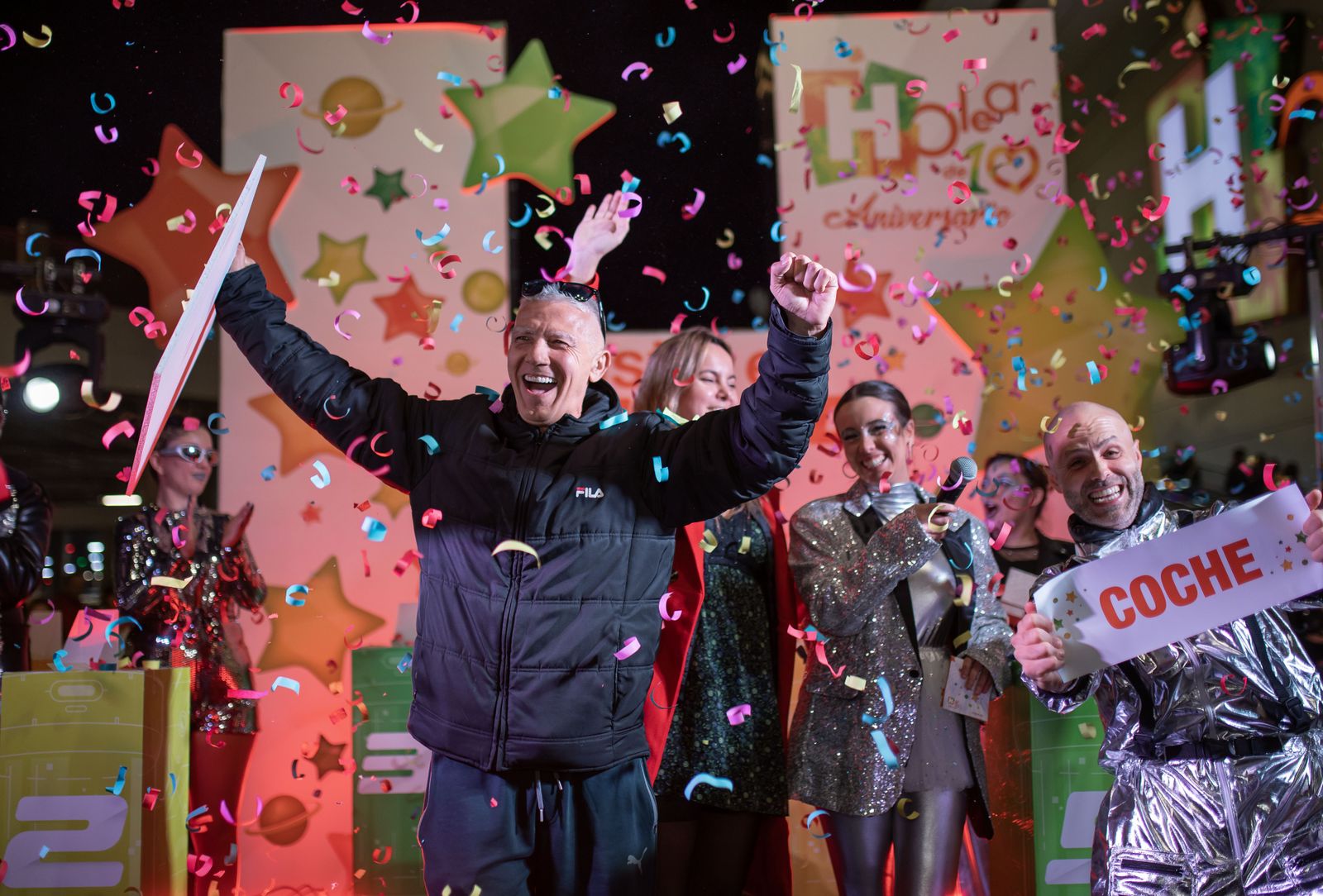 El afortunado que ganó un coche en Holea.
