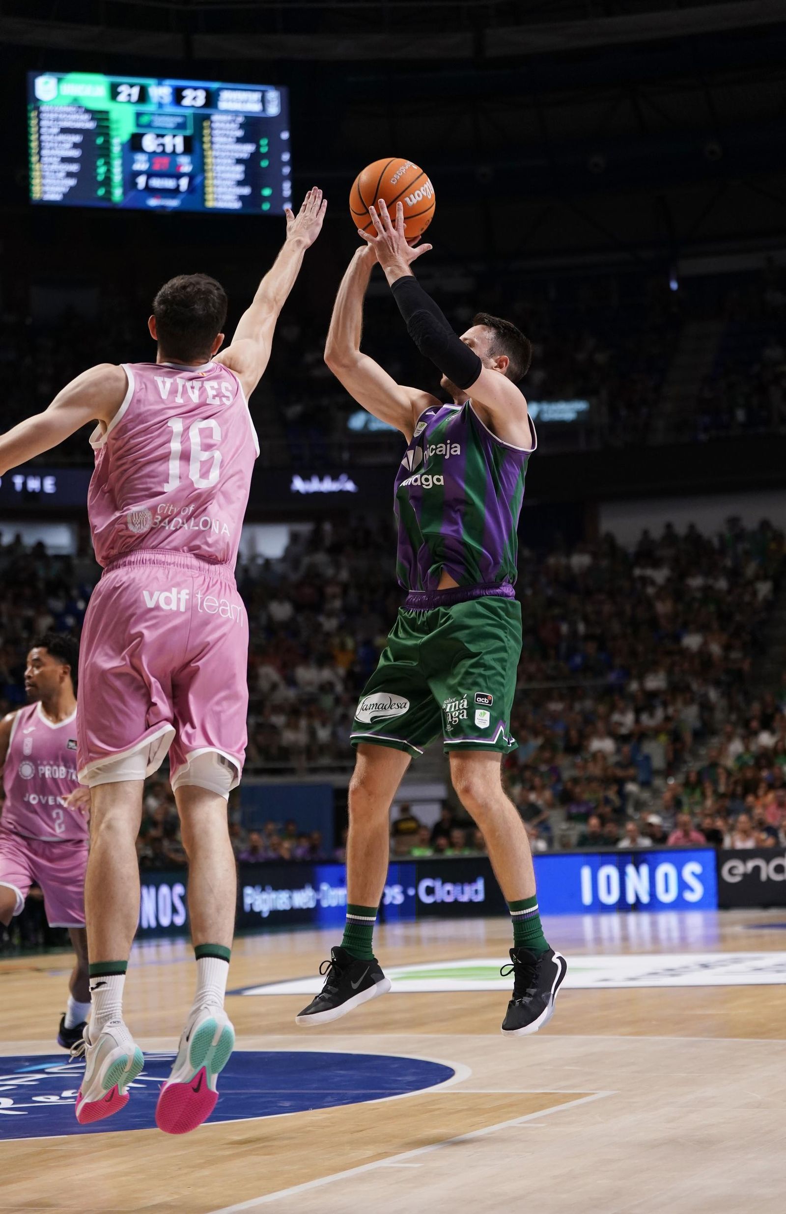 El Unicaja-Joventut, en fotos