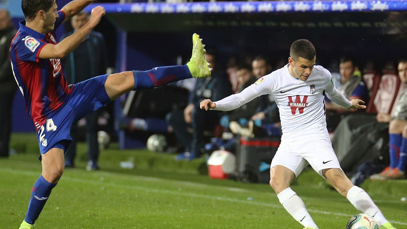 Álex Martínez disputó su último partido en Liga en Eibar.