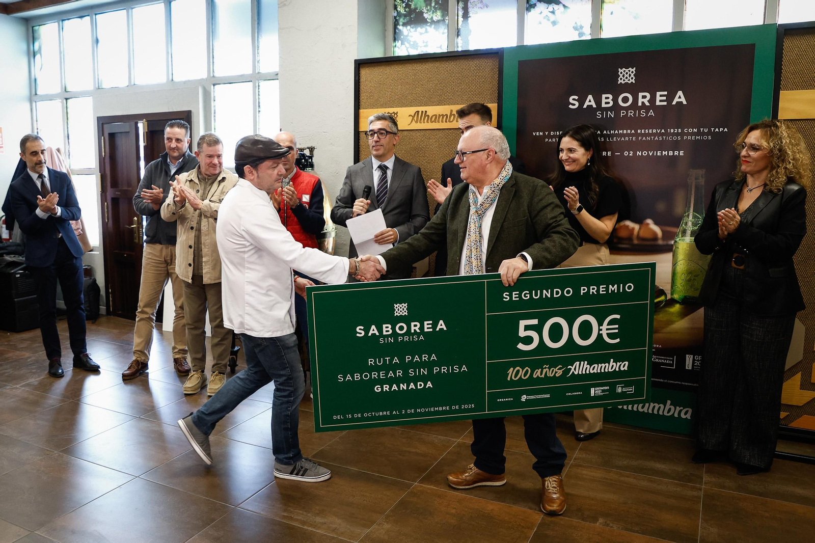 Las tapas, los chefs y la gala de premios de Saborea Sin Prisa de Cervezas Alhambra, en imágenes