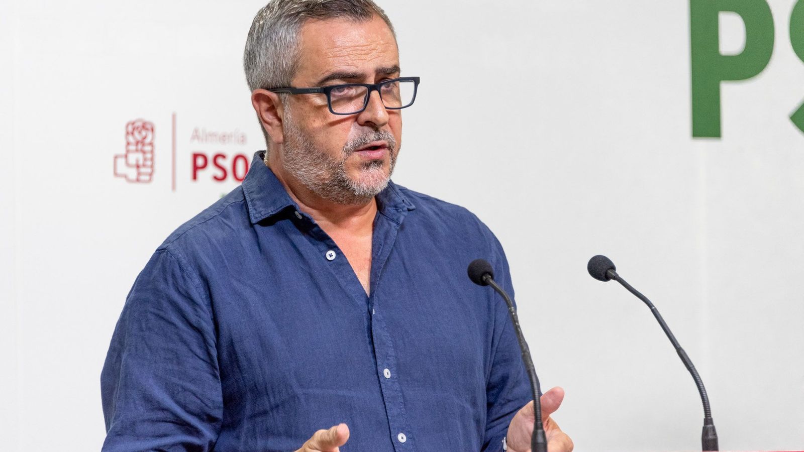 Juan Antonio Lorenzo, secretario general del PSOE de Almería.