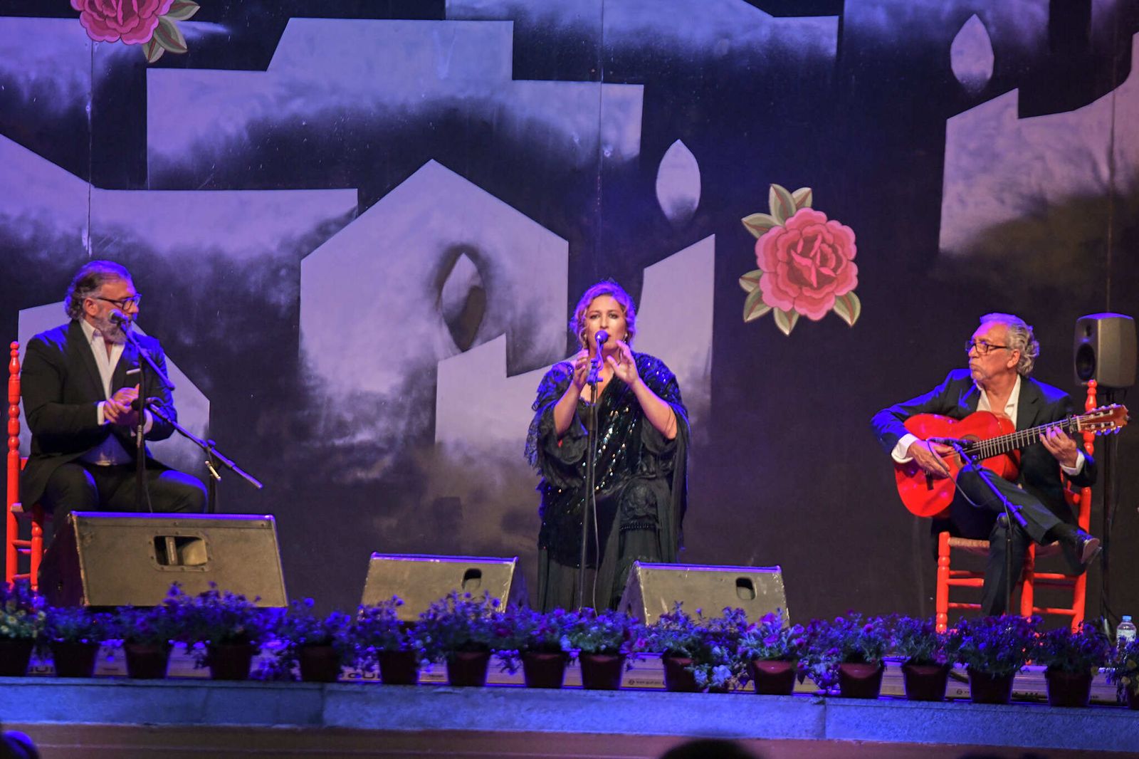 Estrella Morente, anoche en Ogíjares