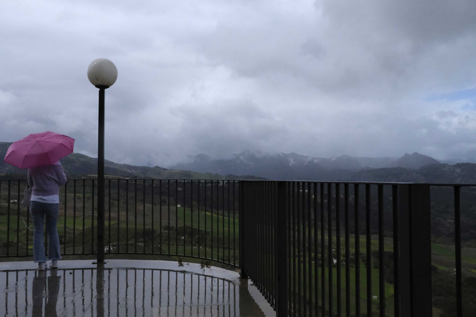 Las fotos del regreso de la lluvia a Ronda