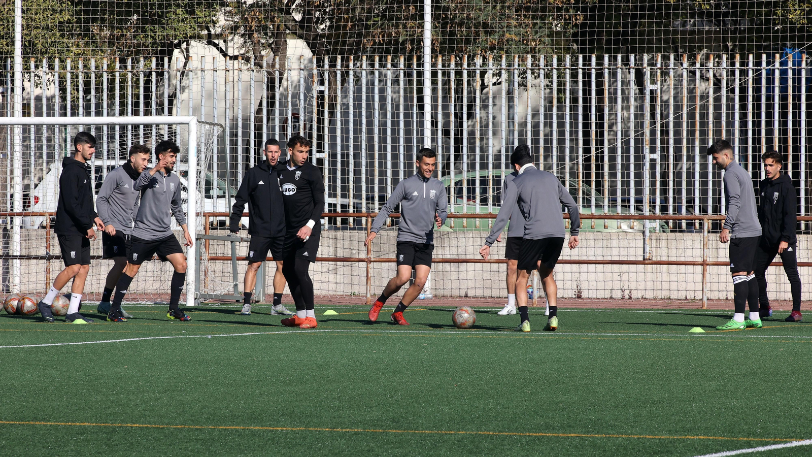 Entrenamiento de Juan Pedro 'El Pirata' con el Xerez CD