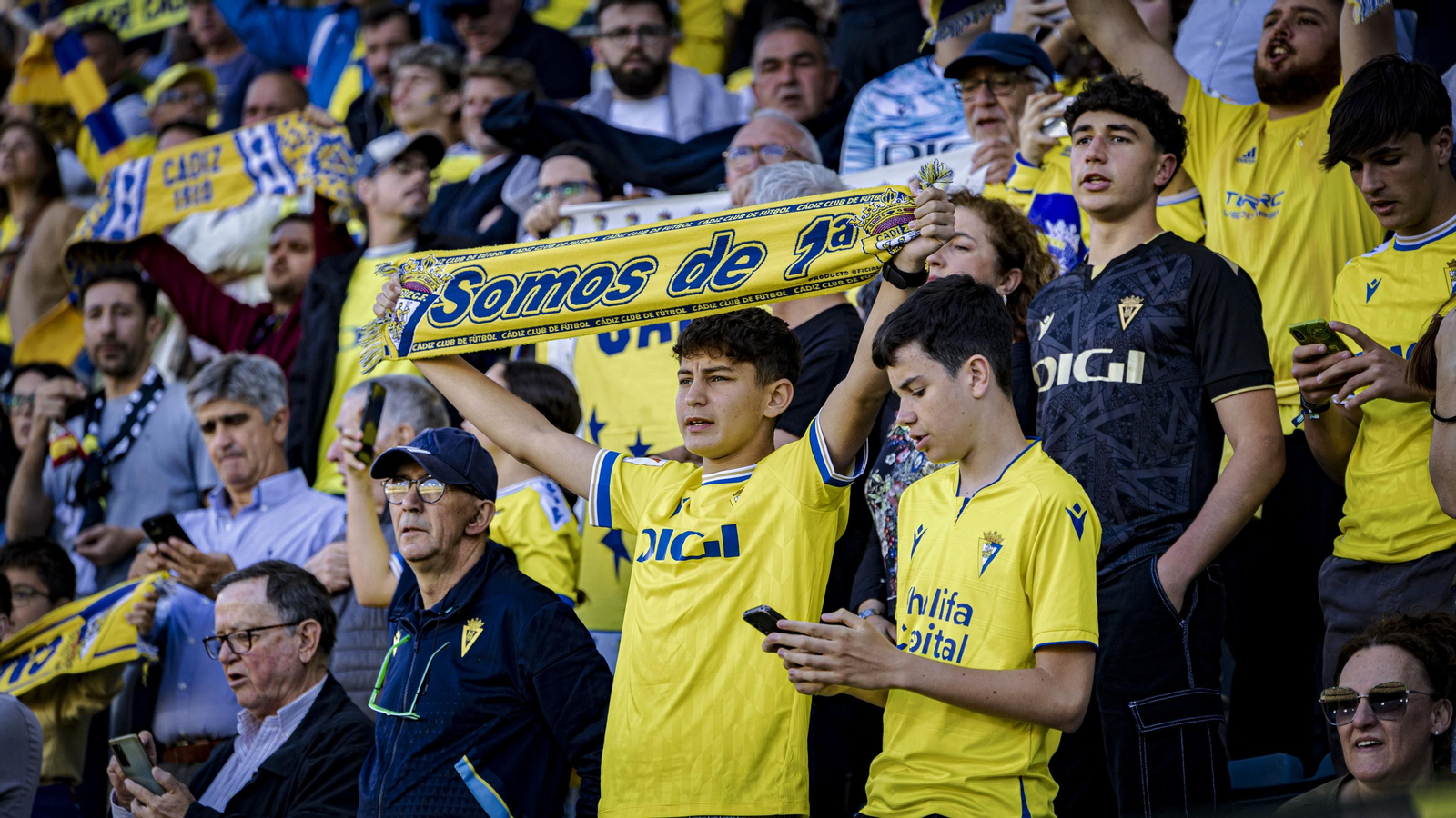 Partido del Cádiz CF contra la UD Las Palmas