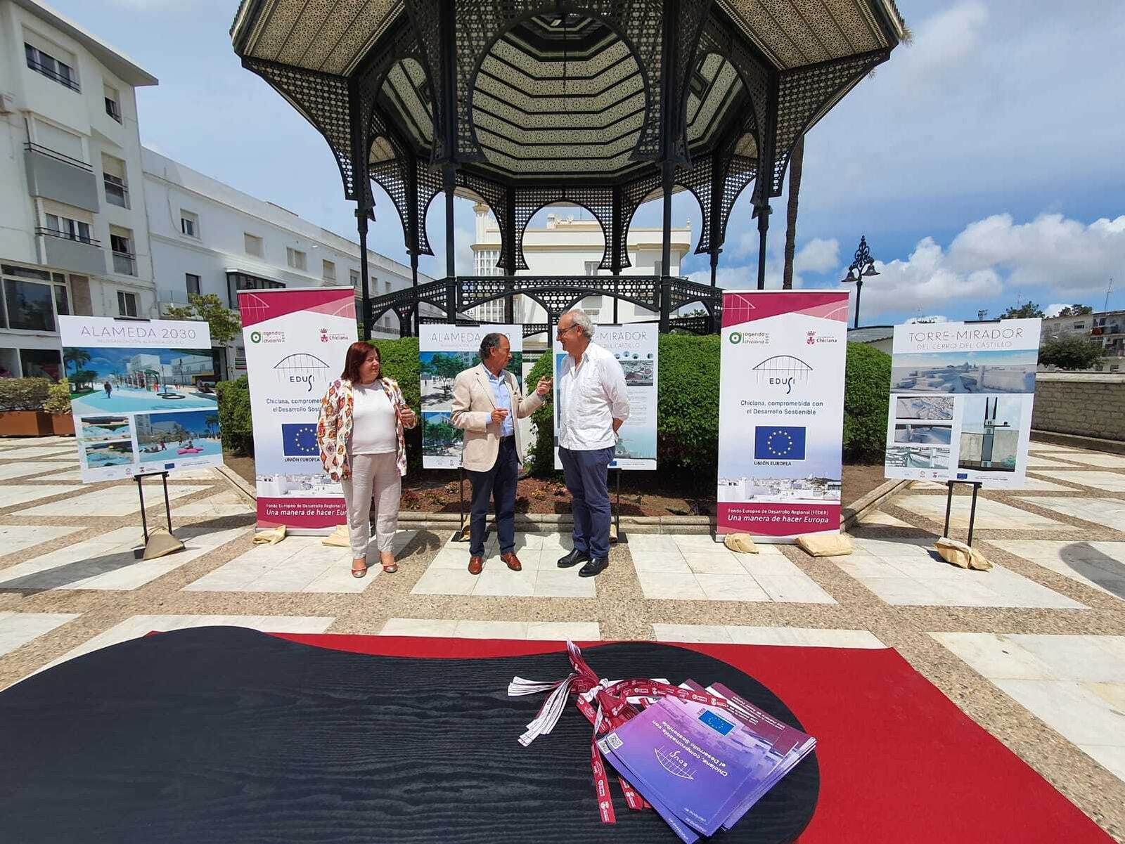 Una campaña informativa sobre los fondos europeos, en una imagen de archivo.