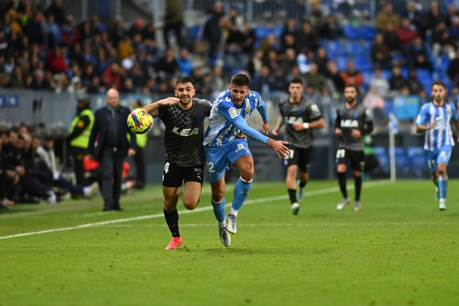 El Málaga CF - Alavés, en imágenes