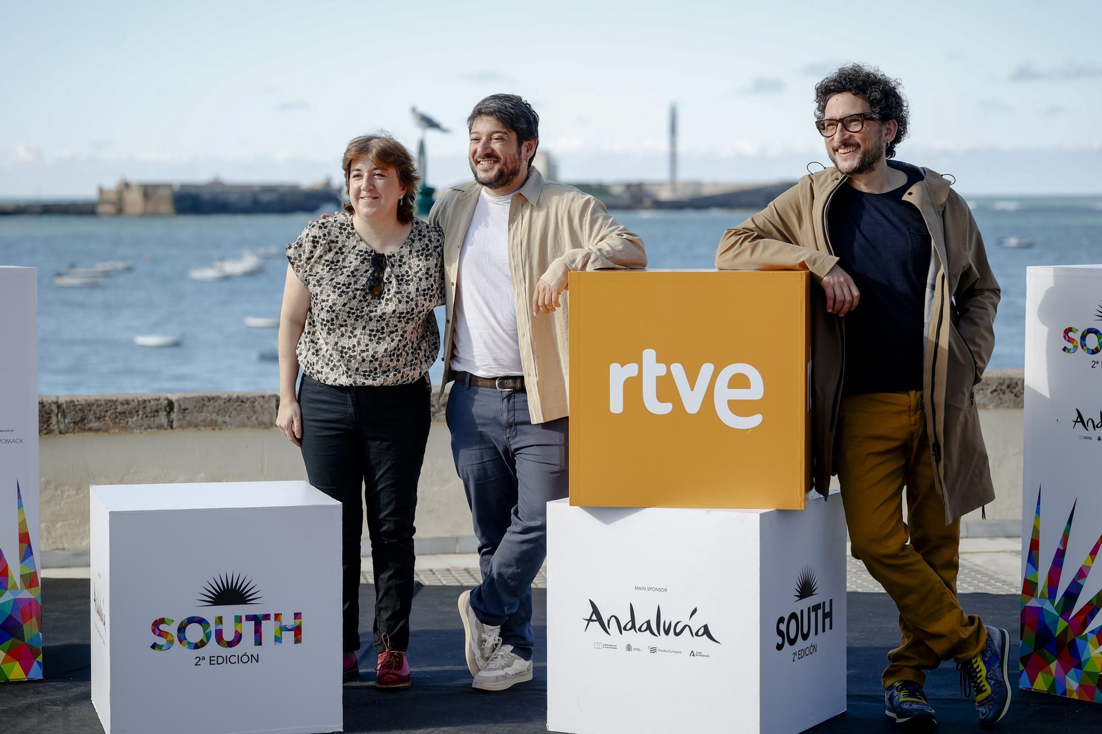 imágenes del photocall del South Series en la caleta el domingo 27