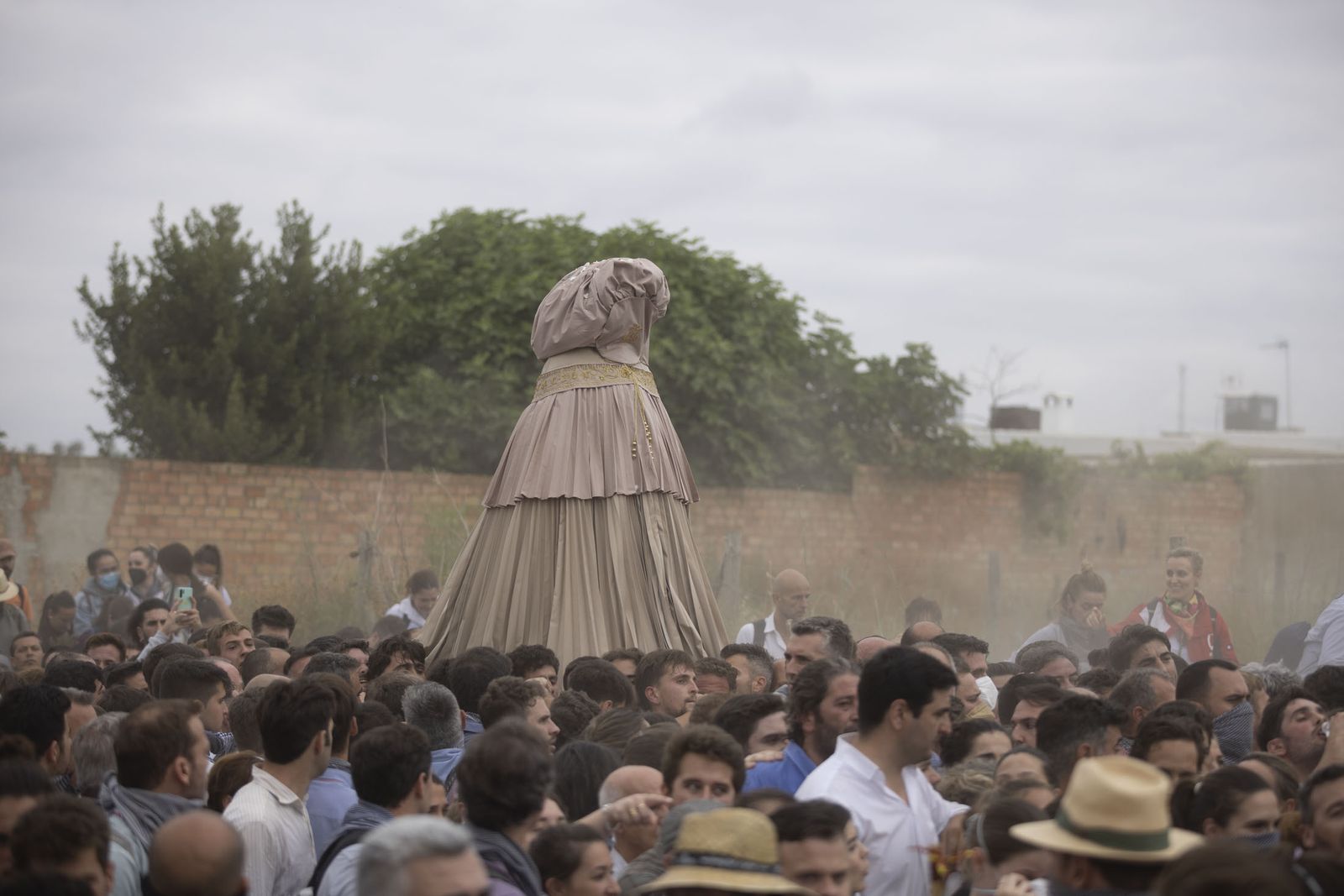 Imágenes del traslado de la Virgen del Rocío de Almonte hasta El Chaparral