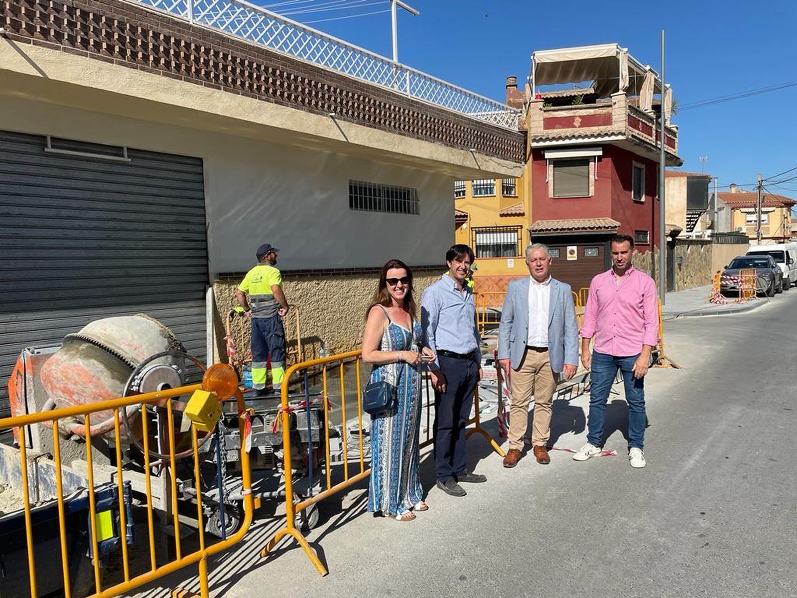 La Diputación de Granada pasa revista a las obras que se acomenten en Churriana de la Vega