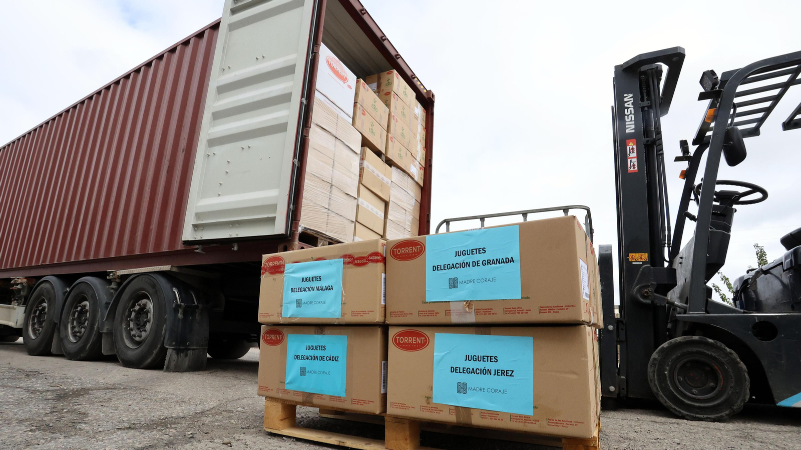 Contenedor 500 de Madre Coraje en Jerez