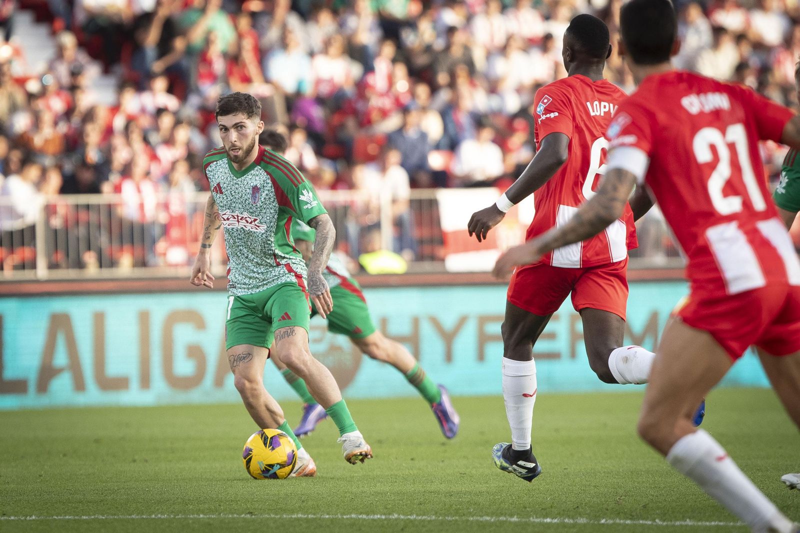 Las mejores imágenes del Almería-Granada