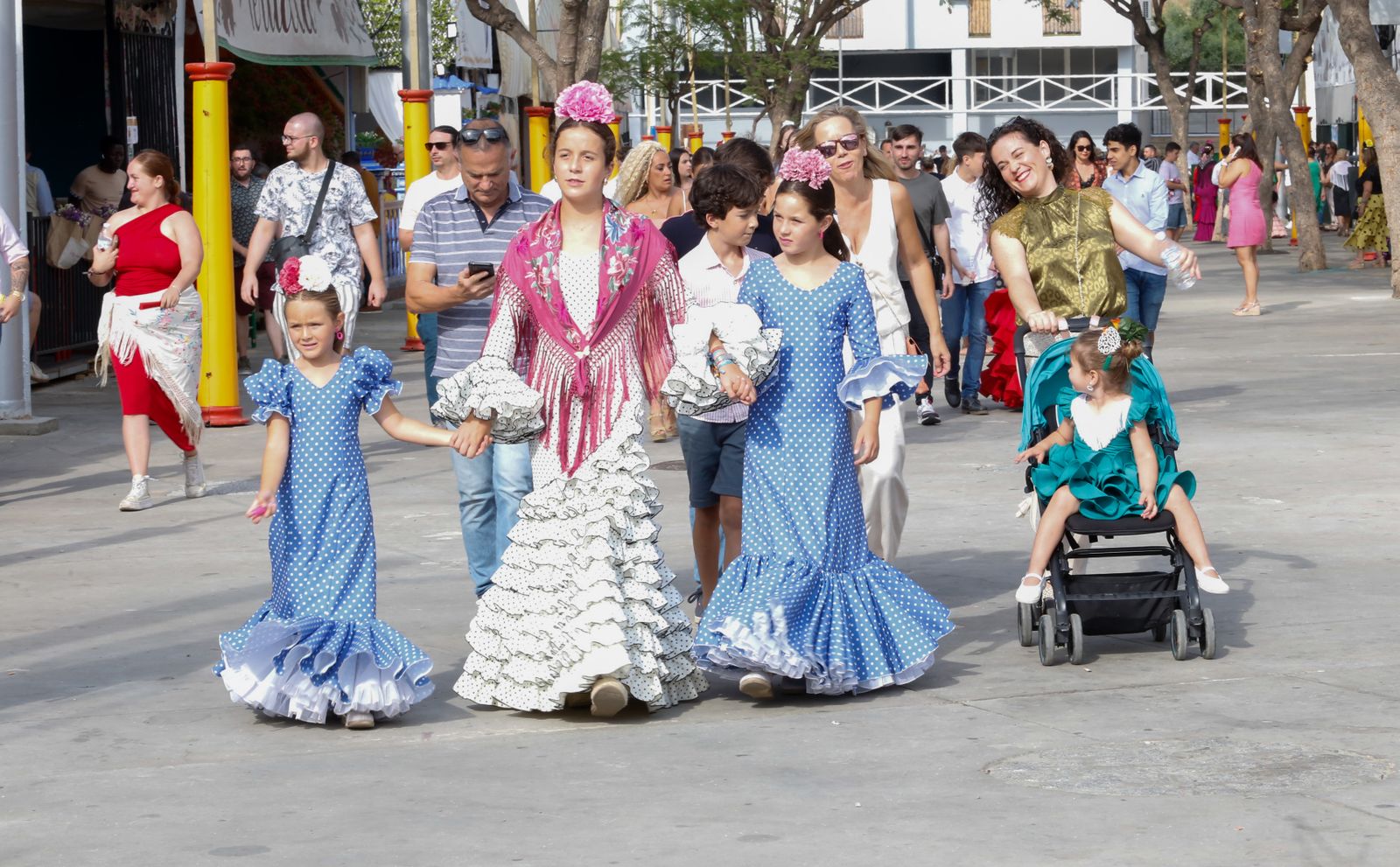 Ambiente en el miércoles festivo de la Feria Real de Algeciras