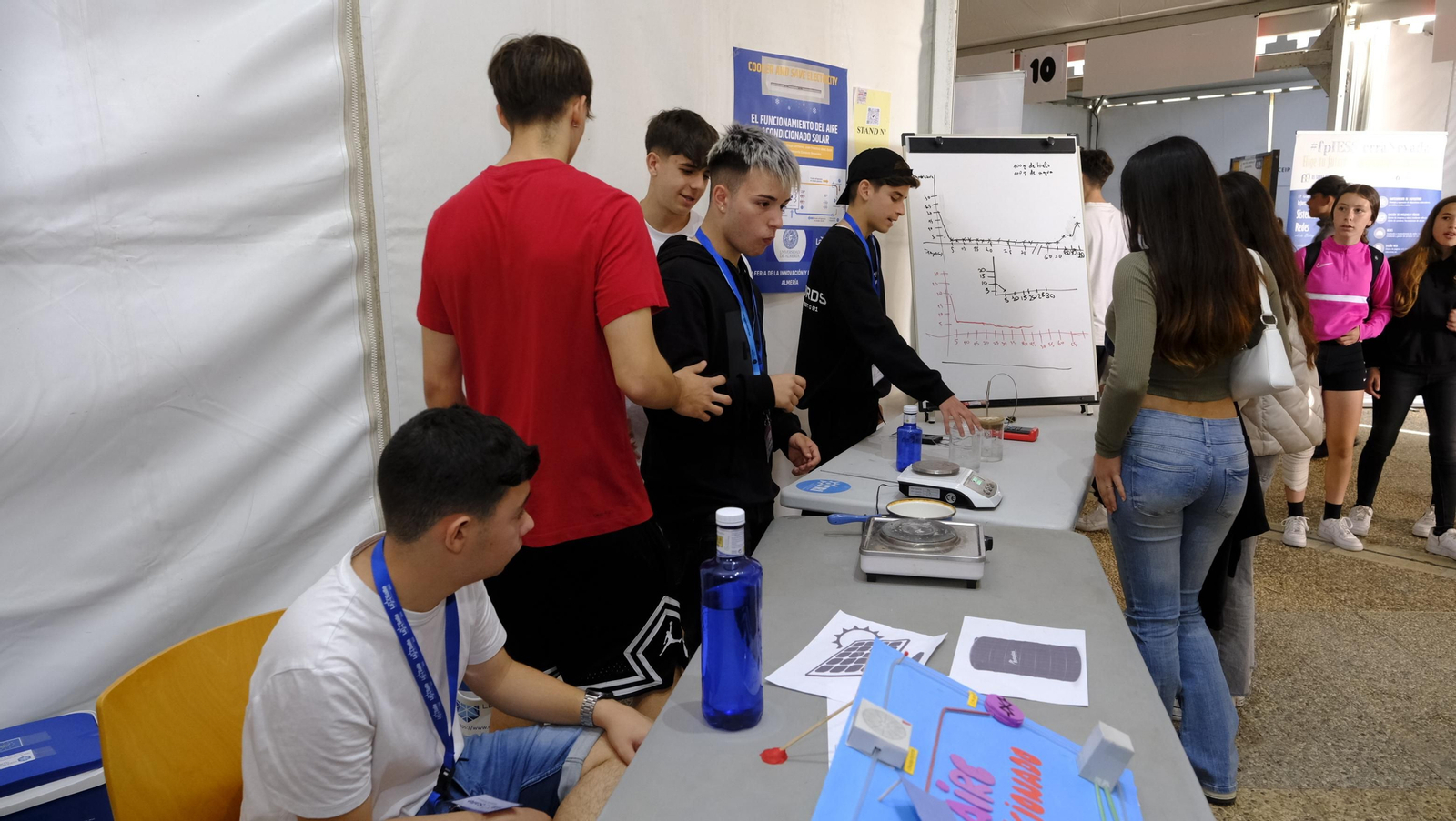 Imágenes de la Feria de la Innovación y la Ciencia en la Universidad de Almería-UAL