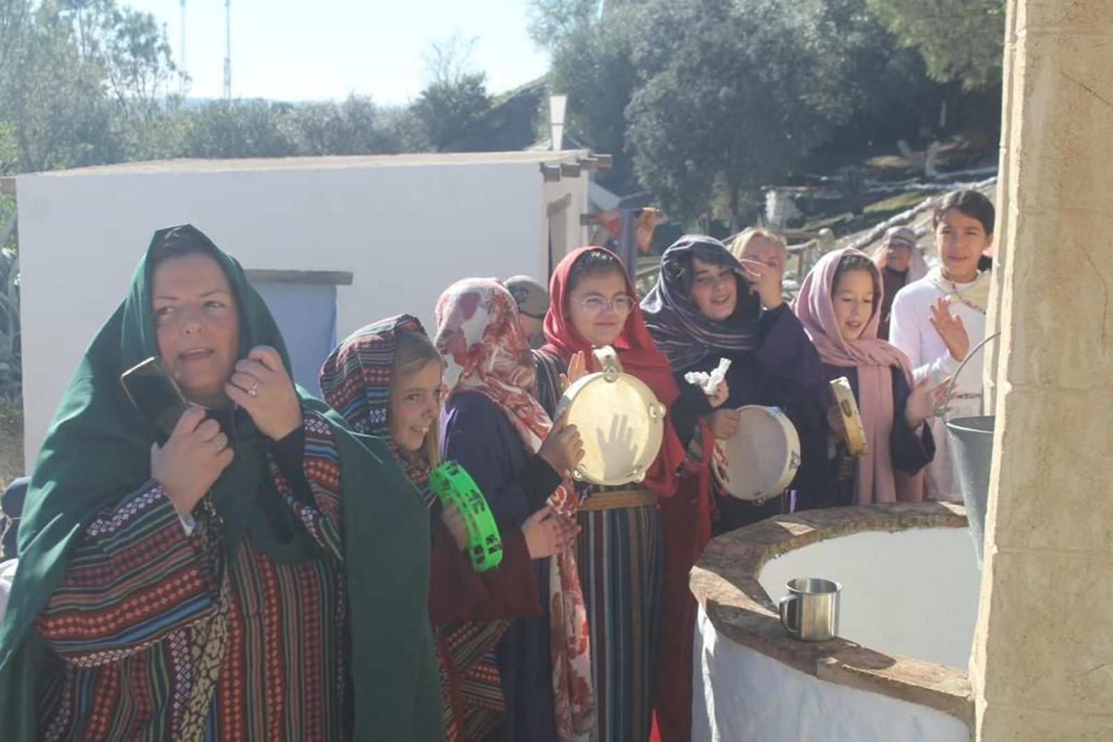 Las imágenes del belén viviente de Espera