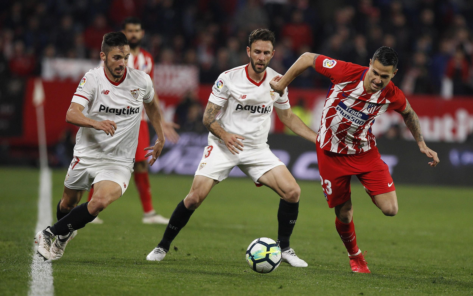 Las imágenes del Sevilla-Atlético de Madrid