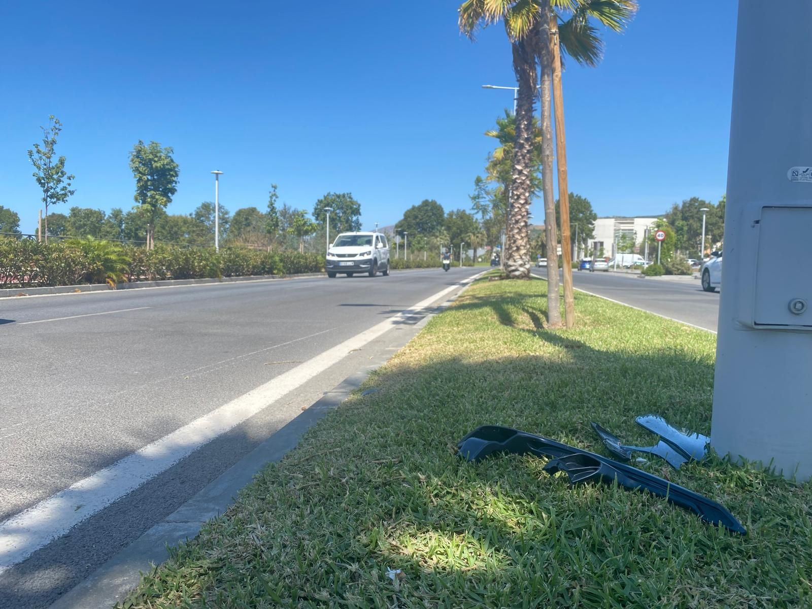 Lugar del accidente en Motril