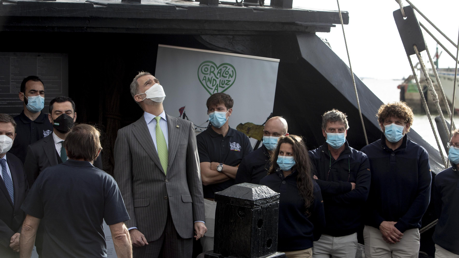 La visita del Rey Felipe VI a Sanlúcar, en imágenes