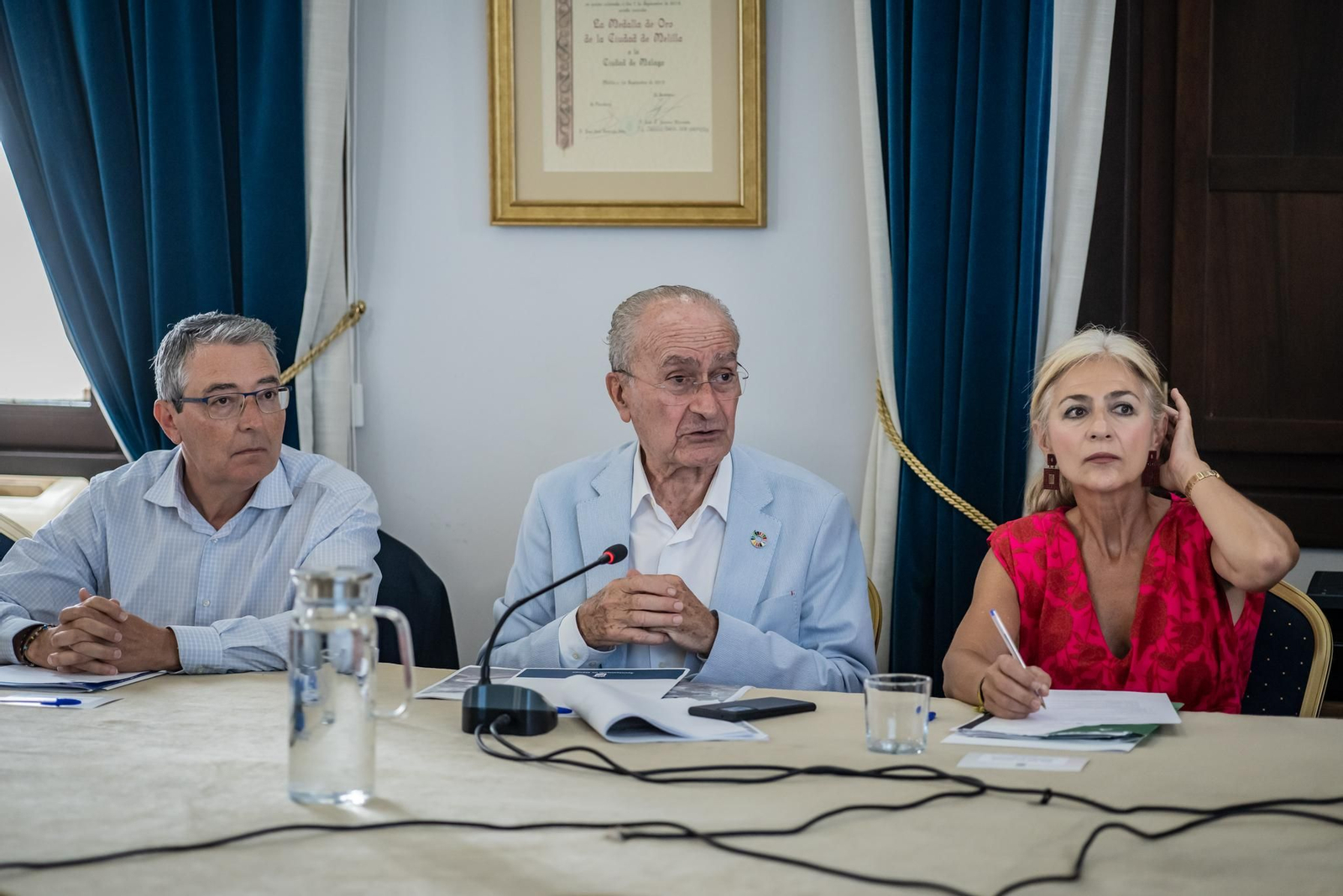 Imagen del encuentro de este viernes.