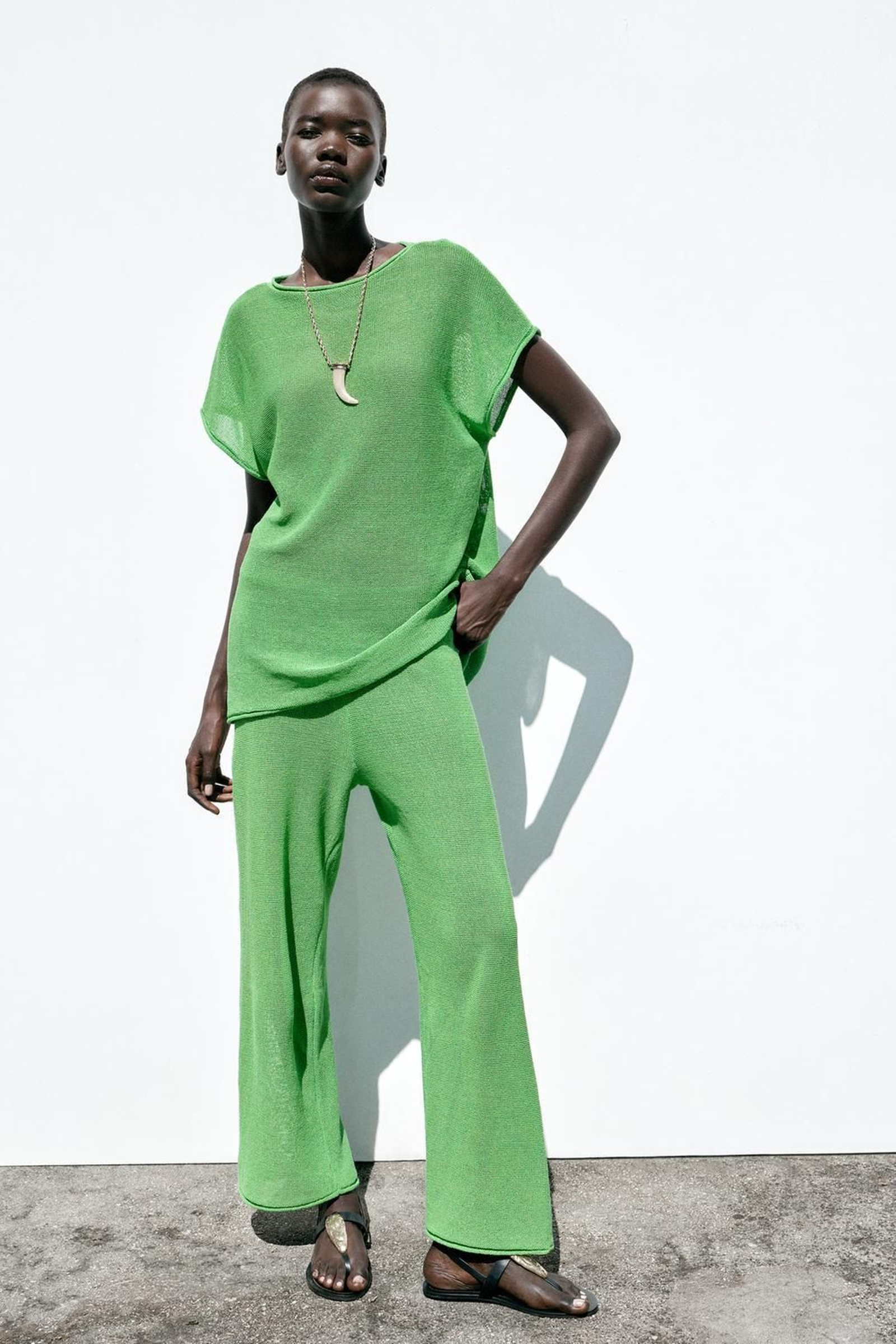 Conjunto de punto de Zara. Conjunto de punto de Zara.