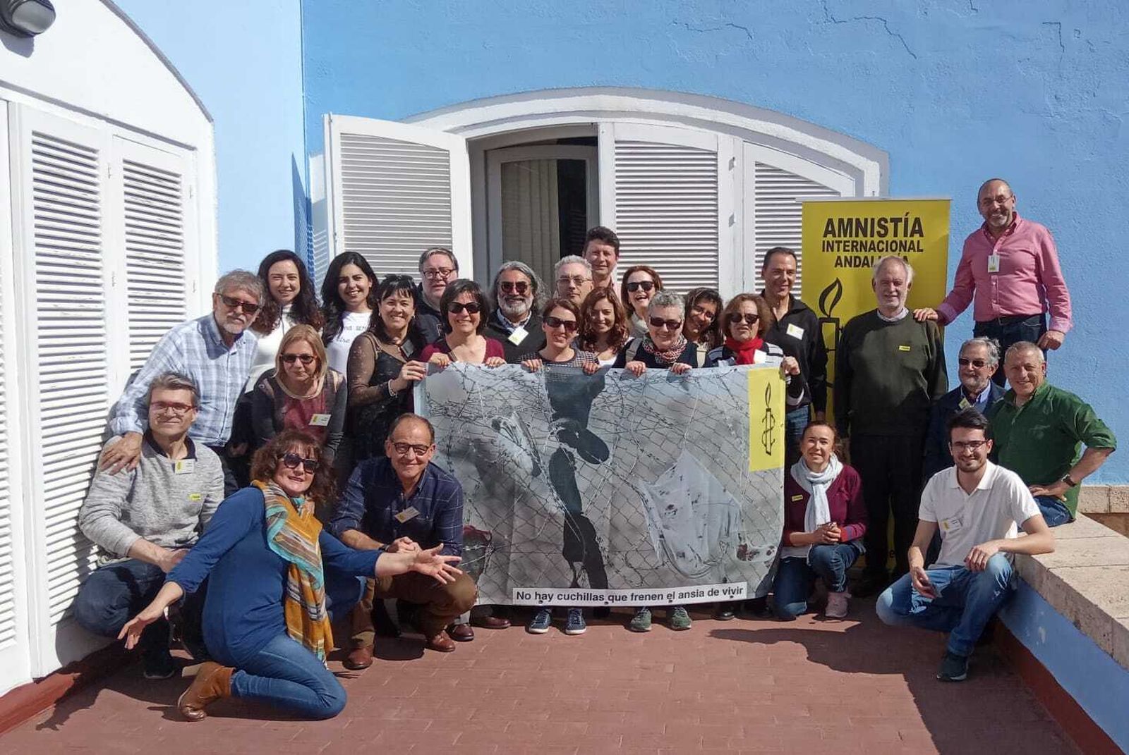 Amnistía Internacional Almería denuncia las muertes en el Mediterráneo.