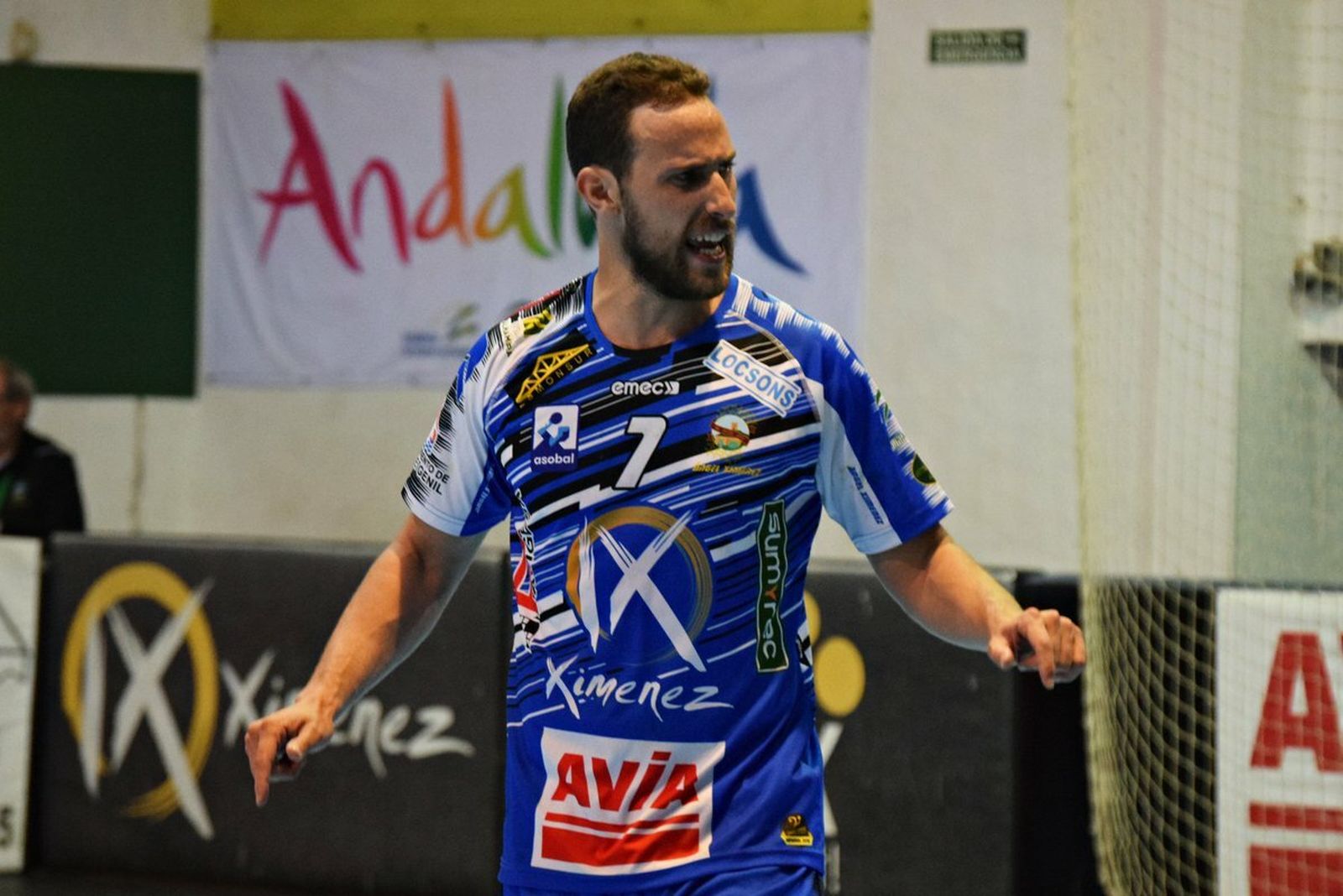 Sergio Barros, durante un partido de la campaña recién finalizada.