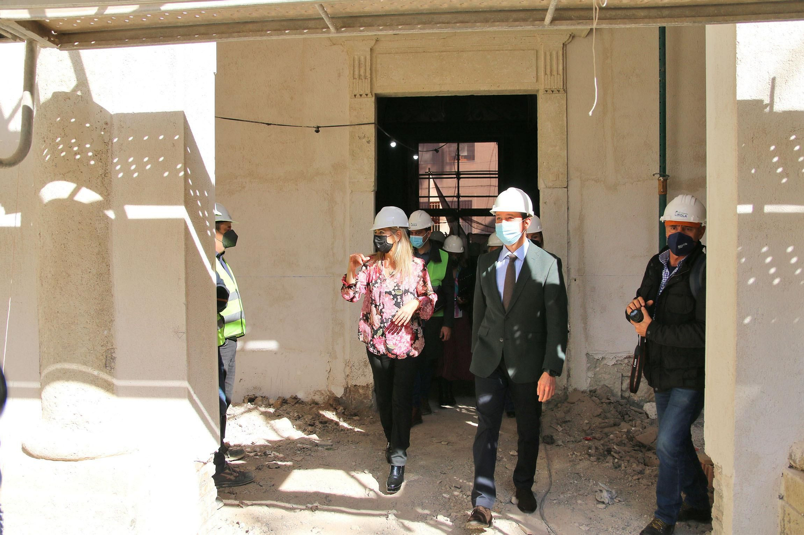 Fotogalería Carmen Crespo visita obras Museo del Realismo (antiguo Hospital Provincial)