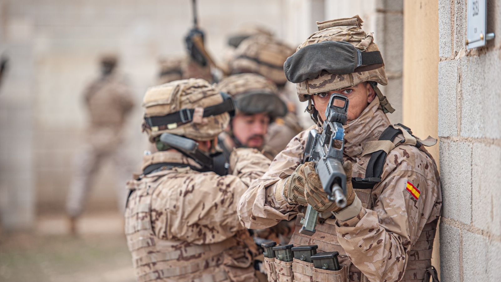 Ejercicio de combate.