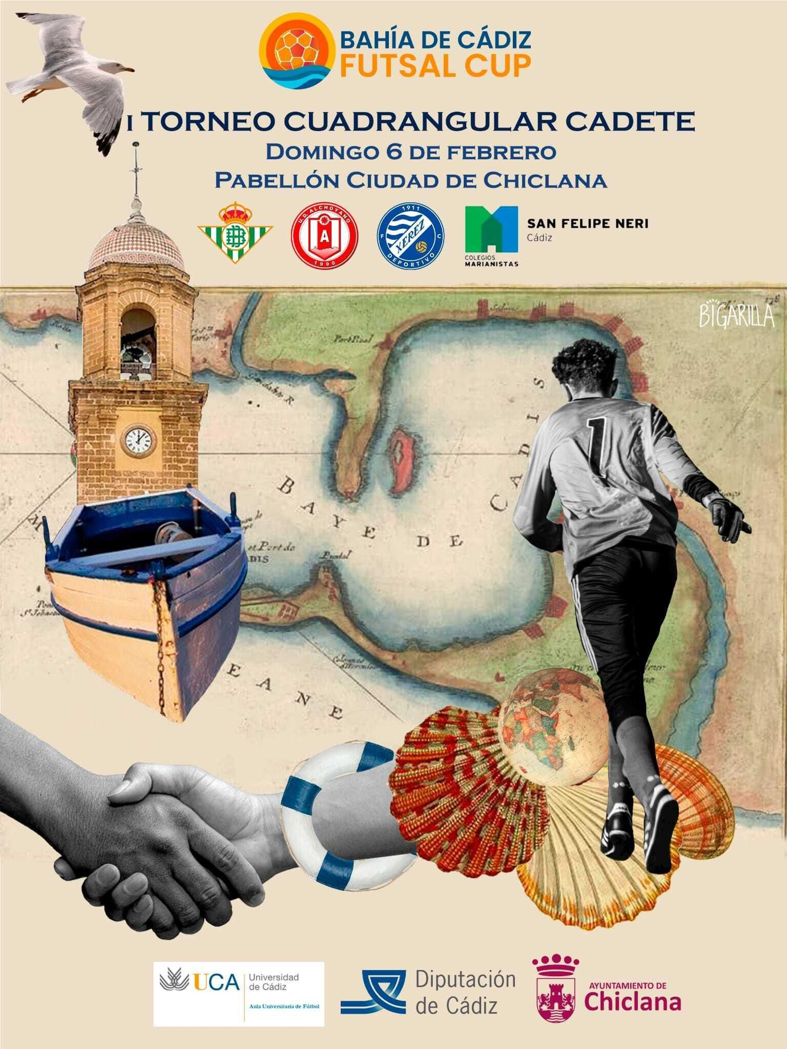 Chiclana será epicentro del fútbol sala cadete.