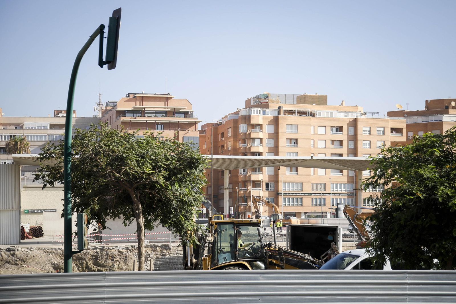 Imágenes del desmantelamiento de la estación intermodal