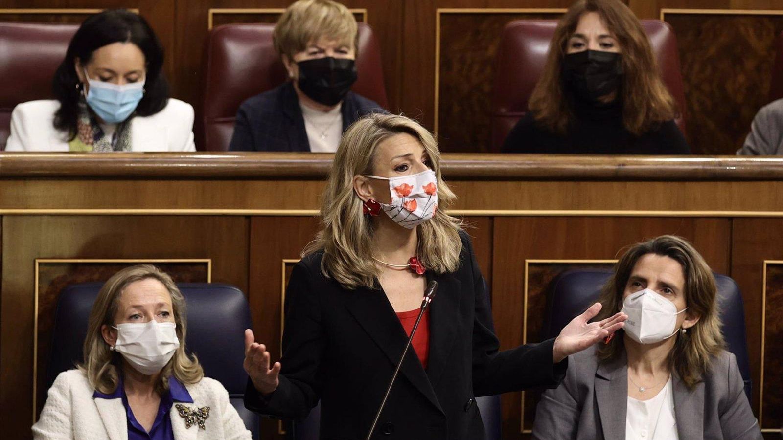 La vicepresidenta y ministra de Trabajo Yolanda Díaz.