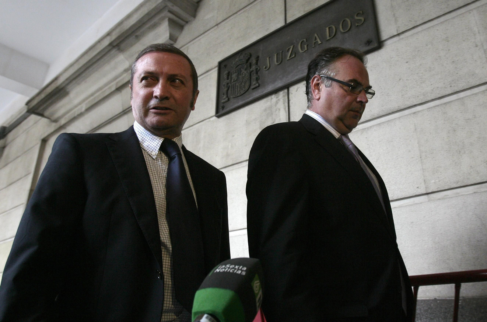 El ex diputado Ramón Díaz Alcaraz, en los juzgados de Sevilla