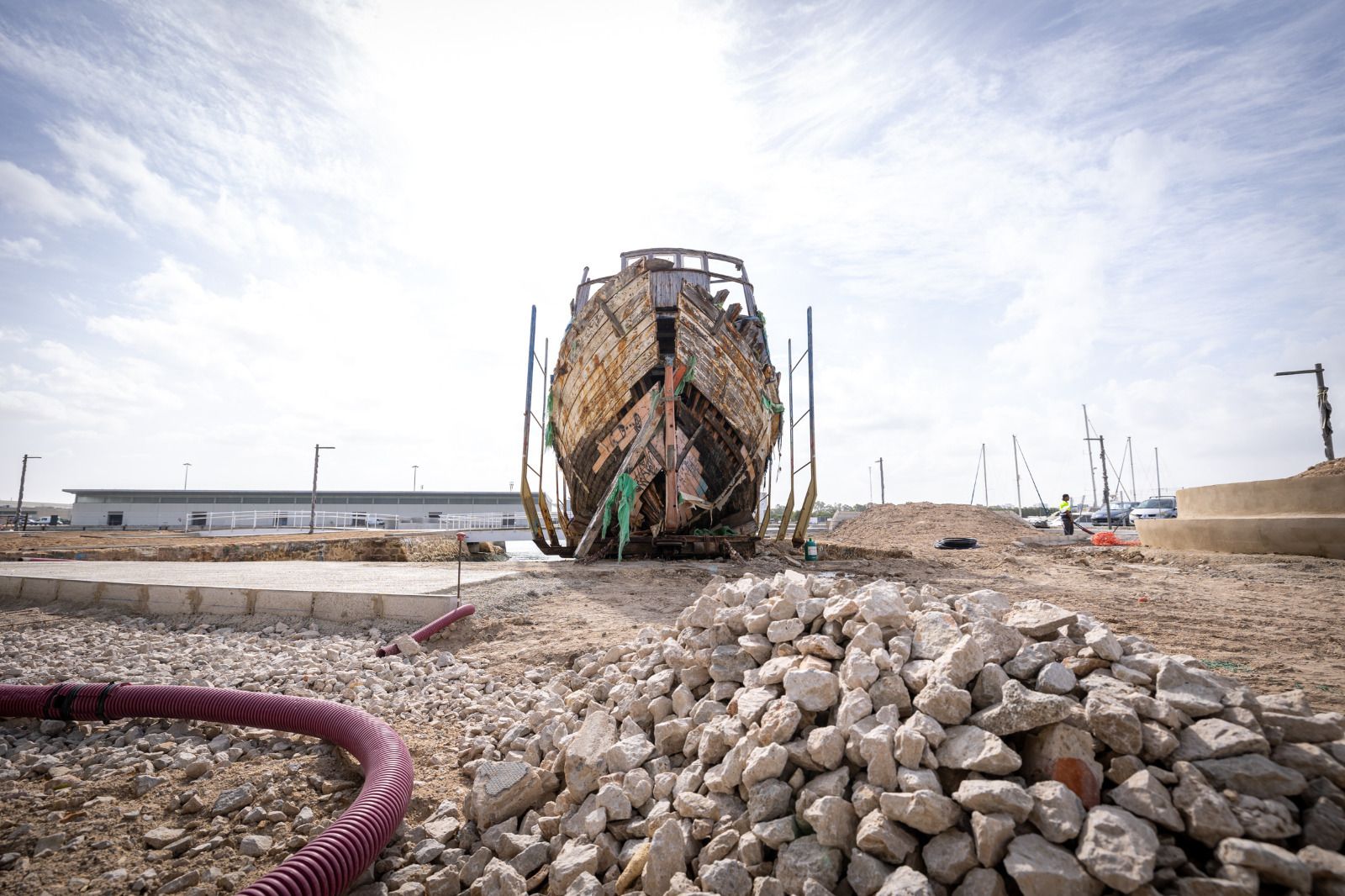 Las obras del paseo fluvial portuense, en imágenes