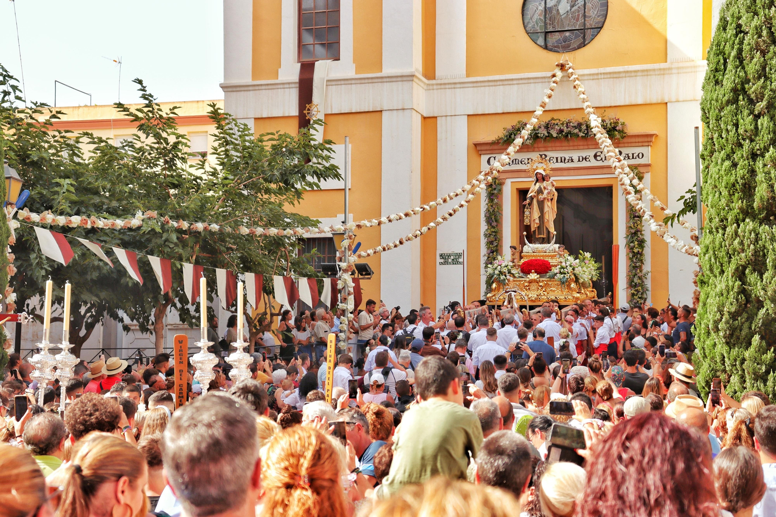 La procesión de la Virgen del Carmen en El Palo y Pedregalejo, en fotos