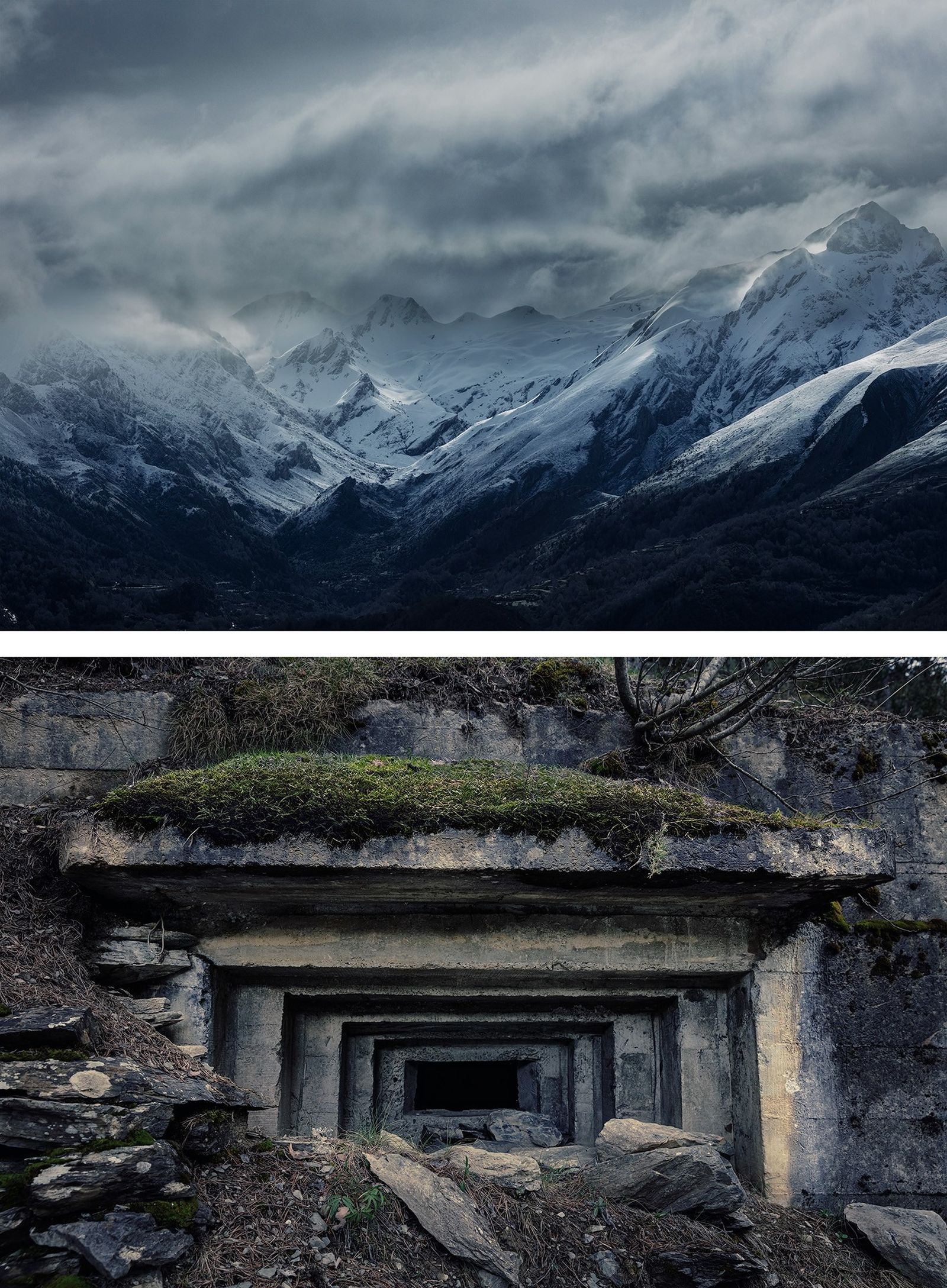 Búnker para fusil-ametrallador, Sallent, Huesca.