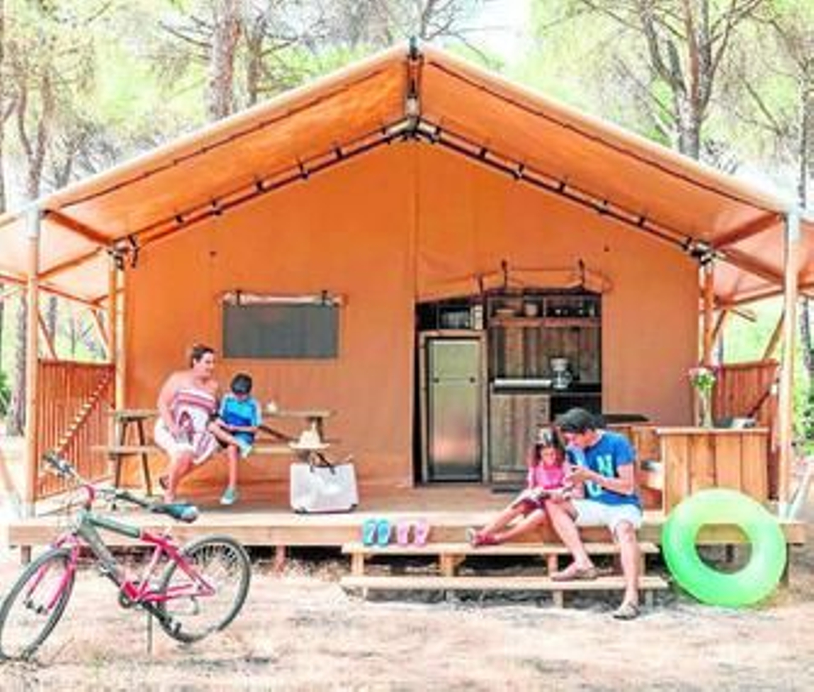 Un alojamiento del camping Doñarrayan Park.