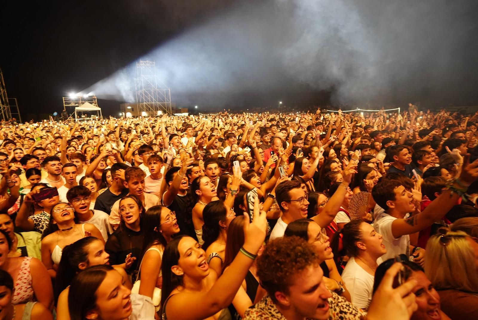 El concierto de Quevedo en Pozoblanco, en imágenes