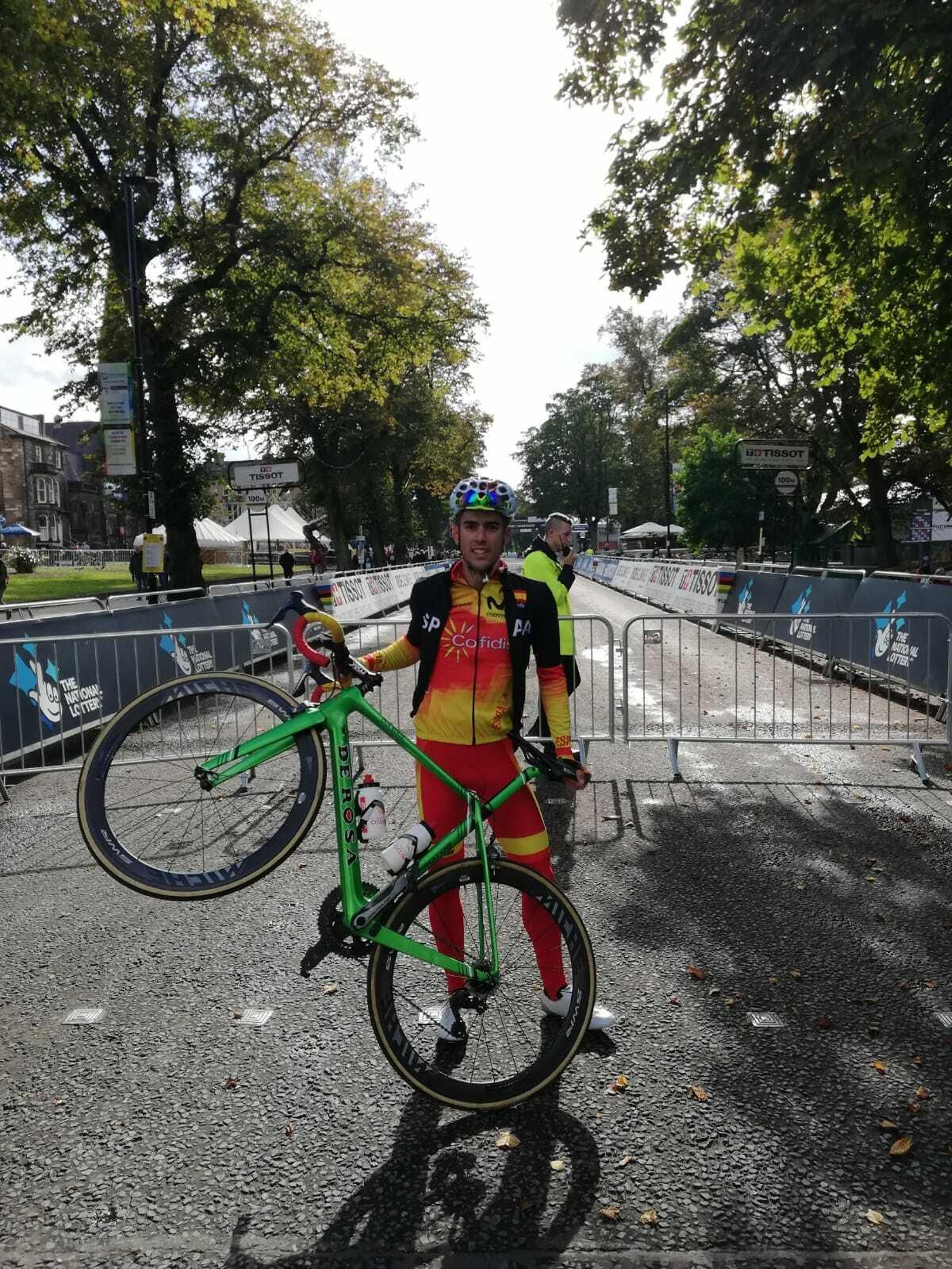 Carmelo Urbano, en Yorkshire. Carmelo Urbano, en Yorkshire.