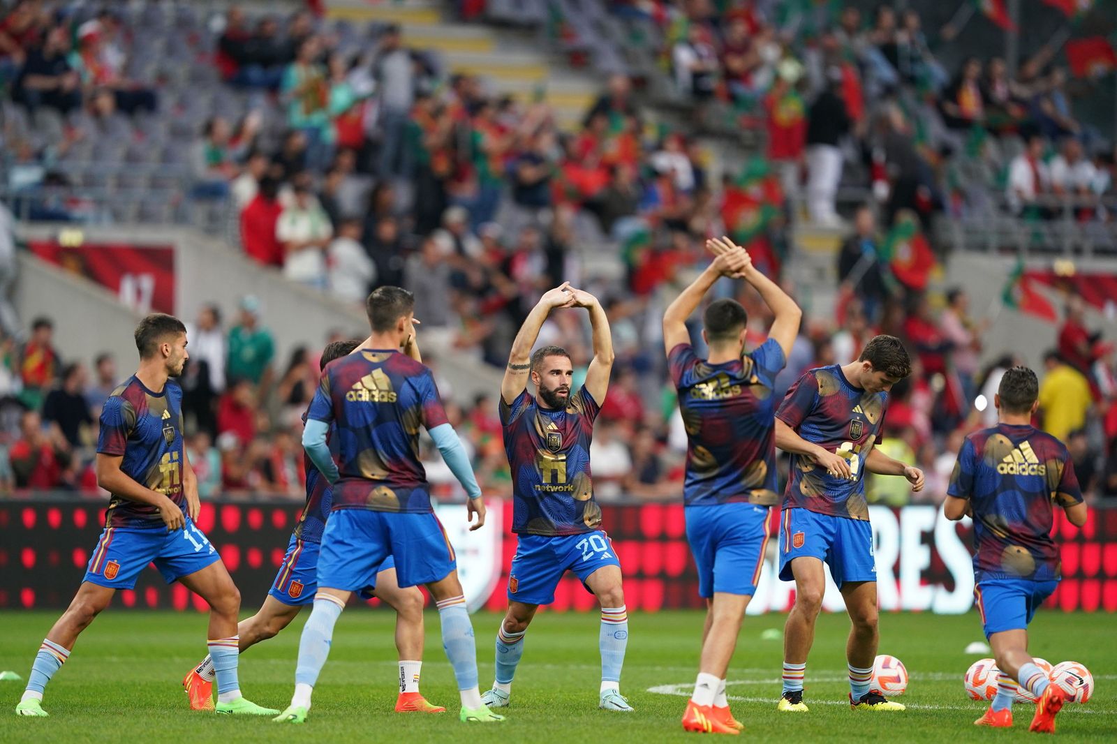 Las imágenes del triunfo de España en Portugal